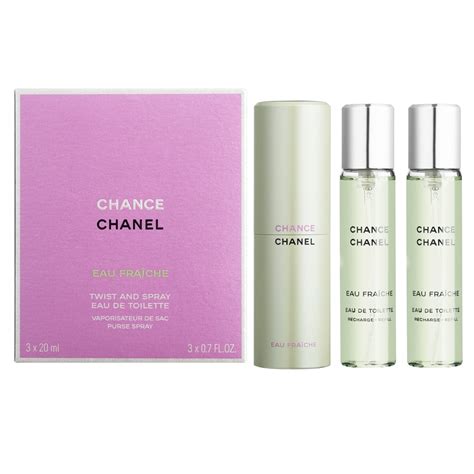 chanel chance fraiche twist and spray|chanel chance refill only.